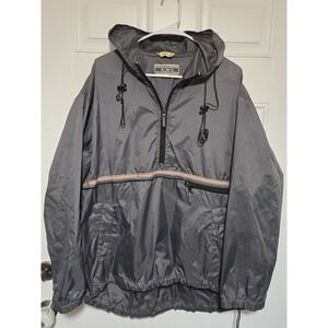 Ocean Pacific OP Jacket Windbreaker Mens Size XL Green Hooded Pullover‎ Vtg Surf
